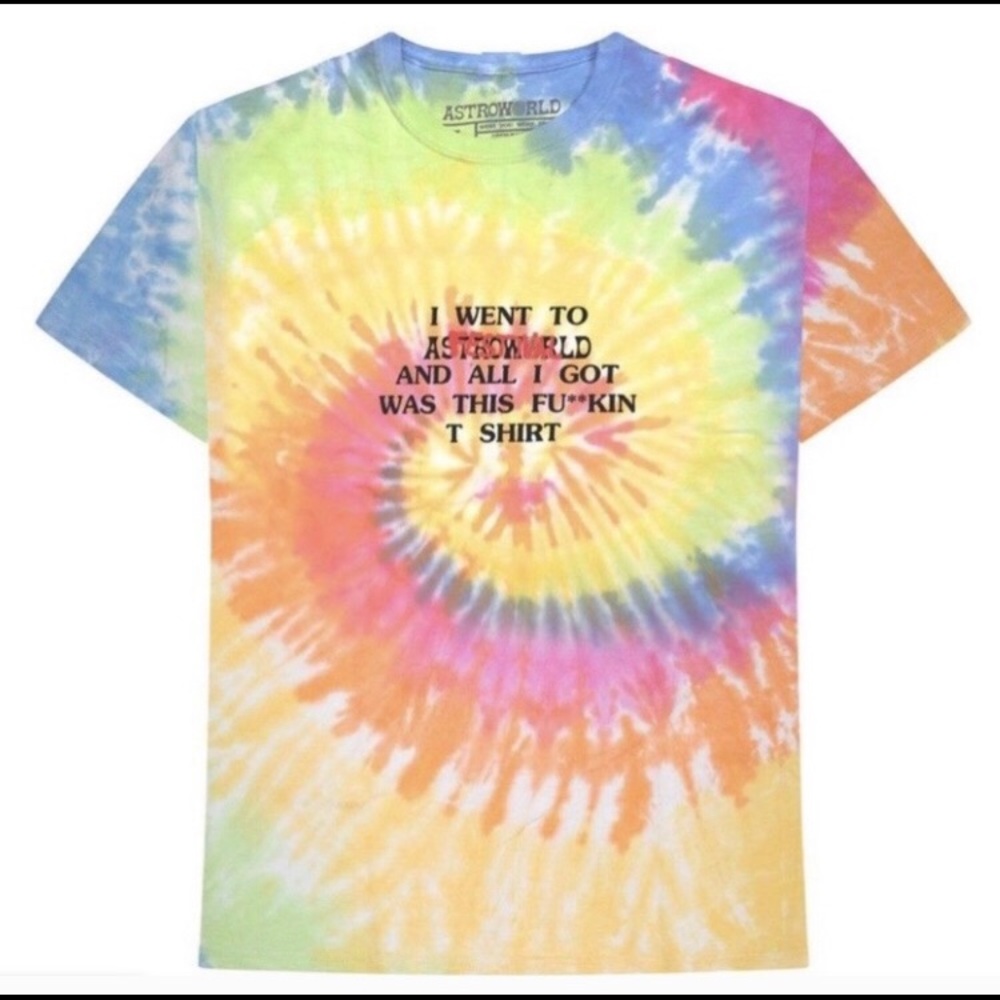 🌸 NWT Travis Astroworld Fest Tie Dye Tshirt 🌸